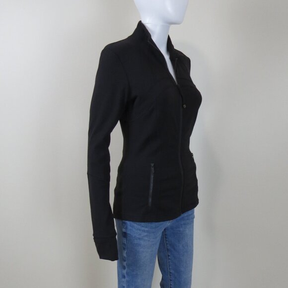 Lululemon Define Jacket SIZE 6 Black *Water Color FL* Monogram - Picture 6 of 16
